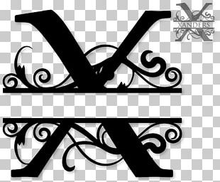 Monogram Letter Cricut PNG