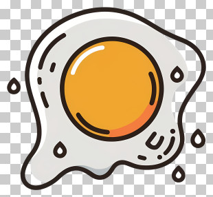 Fried Egg - Cartoon Fried Egg Illustration PNG