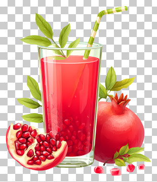 Fresh Pomegranate Juice - Refreshing Pomegranate Juice PNG