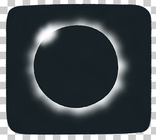 Icon - Illustration Of A Solar Eclipse PNG