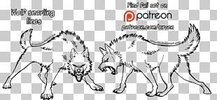 Line Art Dog Breed Sketch Cat PNG