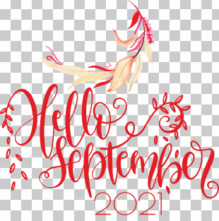 Hello September September PNG