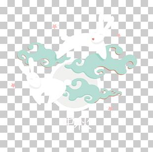 Moon Rabbit Mid-Autumn Festival PNG