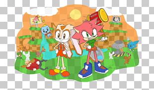 Cream The Rabbit Amy Rose Sonic Riders Green Hill Zone PNG
