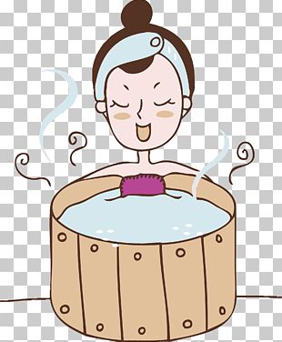 Bugs Bunny Bathing Cartoon Illustration PNG
