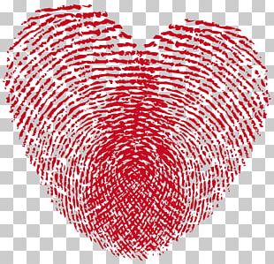 Fingerprint Heart Raster Graphics PNG