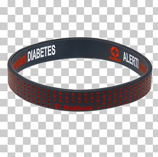 Wristband Medical Identification Tag Bracelet Diabetes Mellitus Type 1 Diabetes PNG