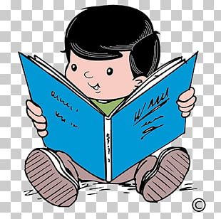 clipart kid reading