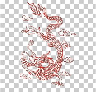 Chinese Red Clouds Illustration 15098487 PNG