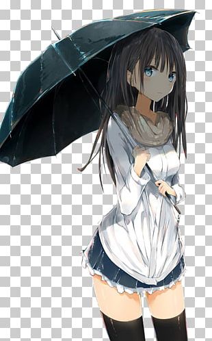 Anime Female Long Hair Drawing PNG, Clipart, Anime, Anime Neko, Black ...