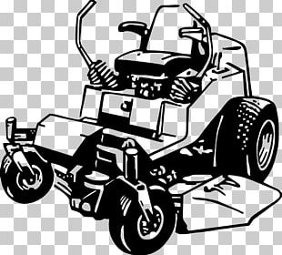 Silhouette Lawn Mowers Drawing PNG, Clipart, Animals, Black, Black And ...