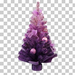 Christmas Tree MINI Cooper Purple Christmas Ornament PNG