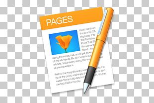 Pages MacOS IWork Apple App Store PNG