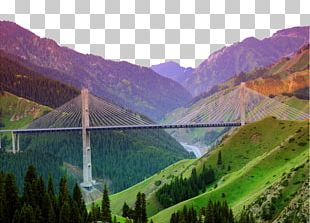 Ghulja Tianshan District Guozigou Bridge Zhaosu County Yizhao Highway PNG