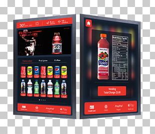 Vending Machines Display Device Touchscreen User Interface Interactivity PNG