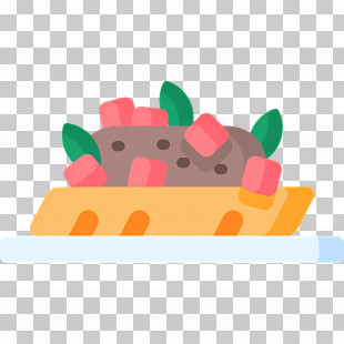Bruschetta - Baguette With Toppings Icon PNG