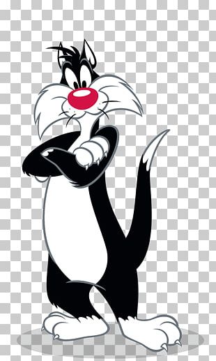 Sylvester Jr. Tweety Hippety Hopper Cat PNG, Clipart, Animals ...