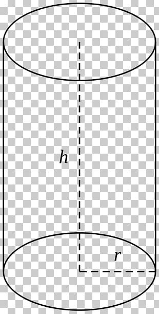 Solid Geometry Cylinder Surface Area Shape PNG