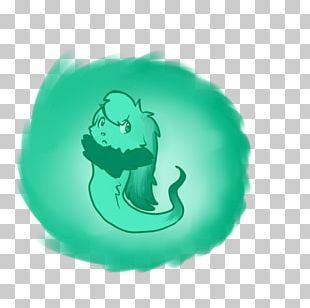 Green Turquoise Circle Organism Font PNG