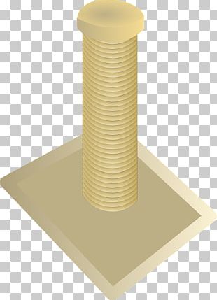 Yellow Screw Icon PNG