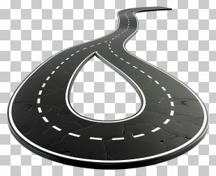 Winding Road - Curved Asphalt Road PNG
