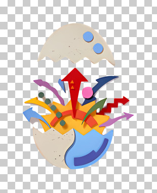 Icon - Exploding Egg Of Ideas PNG