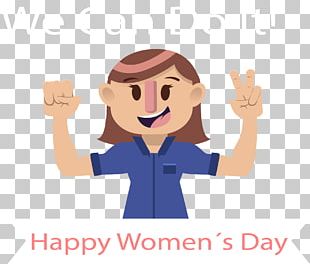 Woman International Womens Day Poster PNG