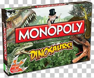 Hasbro Monopoly Board Game Dinosaur PNG