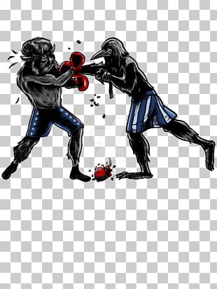 Boxing Glove Cartoon Character PNG
