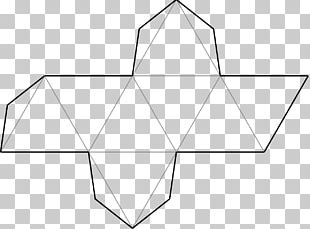 Triangle Net Polyhedron Octahedron Platonic Solid PNG