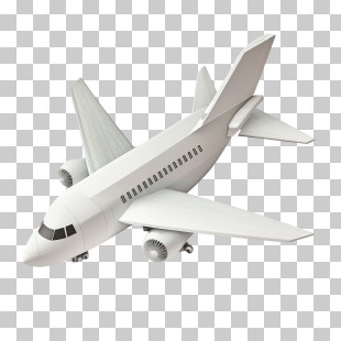 Realistic Airplane
 - White Airplane Model Illustration PNG