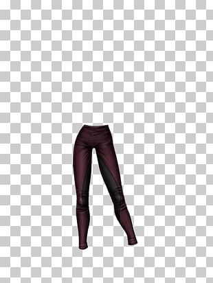 Leggings Waist Purple PNG