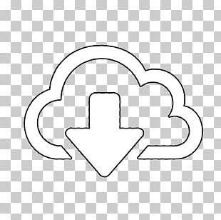 White Line Art Finger Angle PNG