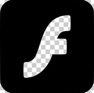 Adobe Flash Player Logo White Thumb PNG