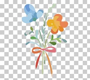 Floral Design Watercolor Painting Drawing PNG