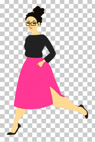 Dress Cartoon Leg Joint PNG