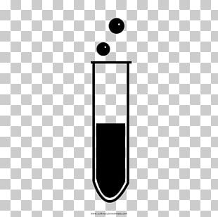 Drawing Test Tubes Coloring Book Laboratory Ausmalbild PNG