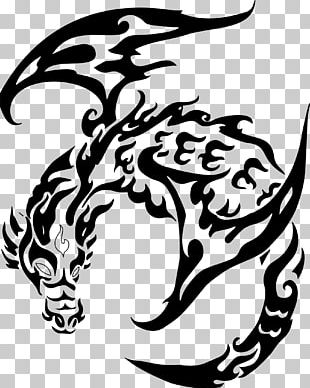 Dragon Tattoo PNG, Clipart, Art, Artistic, Black And White, Chinese ...