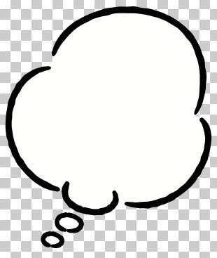 Text Box
 - Outlined Thought Bubble Illustration PNG