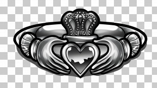Claddagh Ring Symbol - Claddagh Ring Symbol Illustration PNG