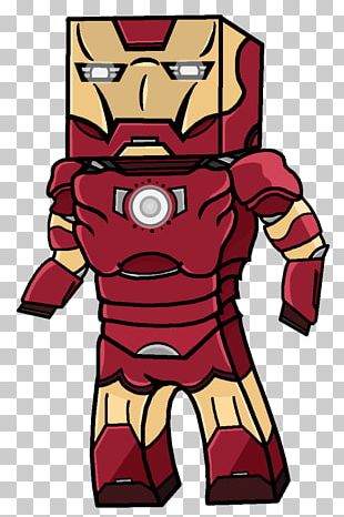 Iron Man Minecraft YouTube Comics Drawing PNG