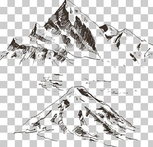 Handdrawn black outline simple vector drawing Contour of snowy mountain  lines hills panoramic landscape rocky terrain Tourism sport travel  mountaineering Wildlife of mountainous countries 6553986 Vector Art at  Vecteezy