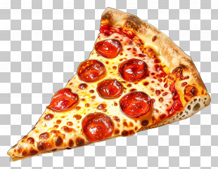 Pizza Slice - Slice Of Pepperoni Pizza With Cheese PNG