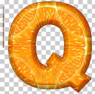 the letter a in orange