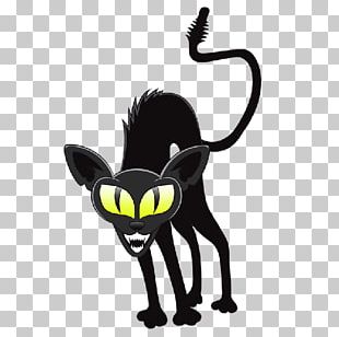 Halloween Black Cat Drawing Das Wilde Buch PNG, Clipart, Black, Black ...