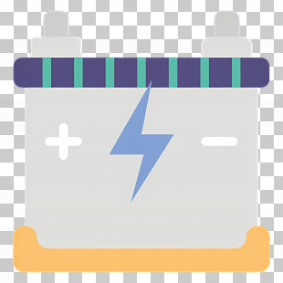 Battery Energy Storage - Illustration Of Car Battery With Lightning Bolt PNG