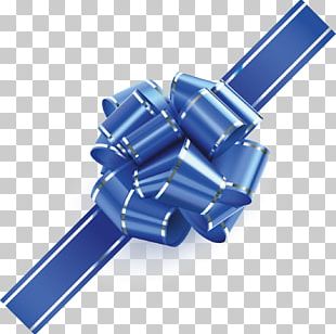 Gift Blue Ribbon PNG
