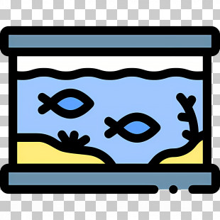 Fish Tank - Aquarium With Fish Icon PNG