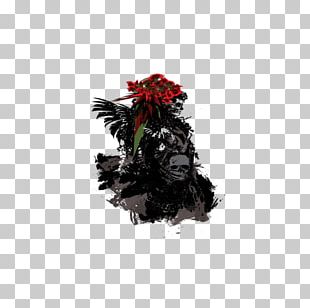 Rose Vampire Art Skull Flower PNG