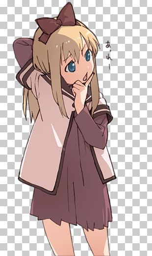 cute #anime #yuruyuri #kyoko #animememe #animegirl - Anime Meme Sticker  Cute, HD Png Download , Transparent Png Image - PNGitem